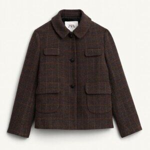 ZARA - LIMITED EDITION PLAID BLAZER - SZ M
